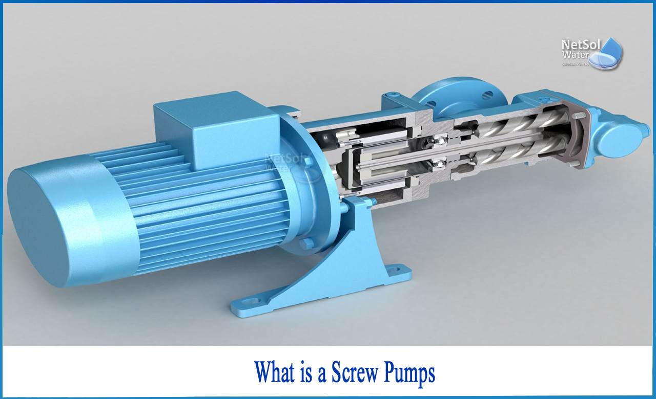 screw pump types, screw pump function, screw pump advantages and disadvantages
